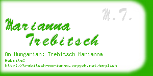 marianna trebitsch business card